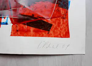 Isabella Ritschl - "Unterwolkenrot" 2009 - Gemälde - handsigniert kopen? Bied vanaf 180!