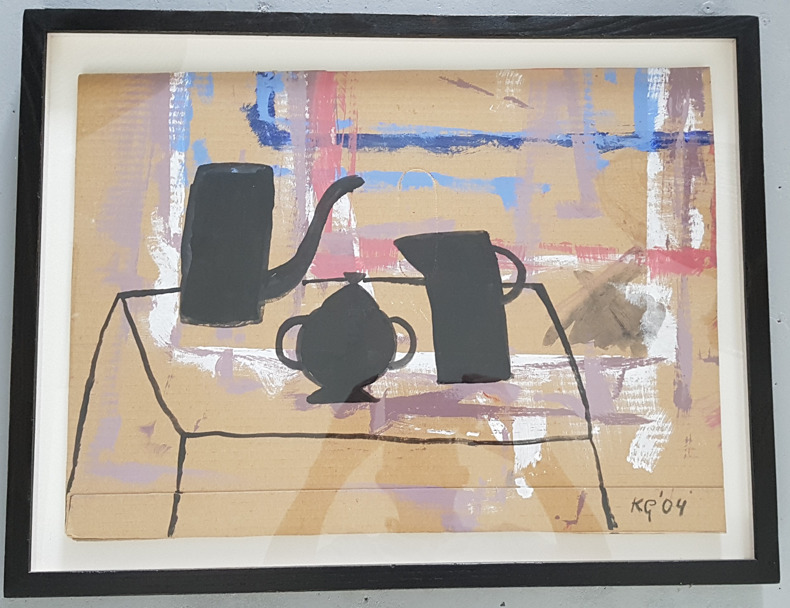 Klaas Gubbels - mooi verdiept ingelijst verkocht voor € 1375!