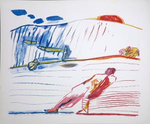 Pieter Defesche - Litho, Zonder titel kopen? Bied vanaf 1!