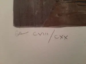 Allain Renoux - Litho, Titel, De schaduw. kopen? Bied vanaf 35!