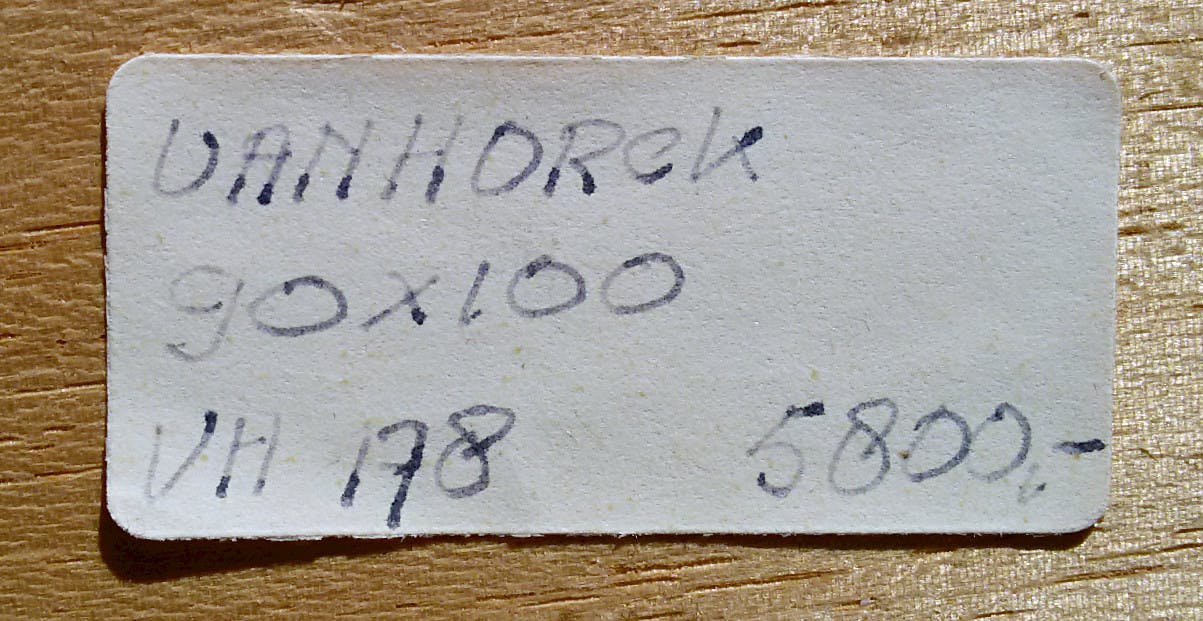 Hans Vanhorck - North Atlantic Storm III, gemengde techniek op doek (groot) kopen? Bied vanaf 1000!