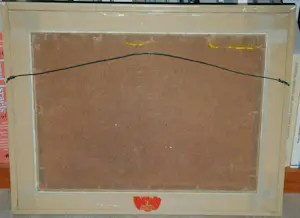 Jan Visser - olieverfschilderij: bollenveld aan de Ringvaart kopen? Bied vanaf 250!