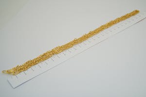 2521 - Bijzonder 18 karaats geel-gouden "Tarate" collier -unisex- Lang formaat! kopen? Bied vanaf 950!