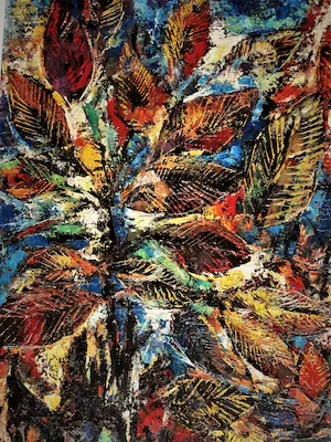 Toon Koster - Fraai jaren 60 express. stilleven "Herfst takken" in originele lijst - GROOT! kopen? Bied vanaf 86!