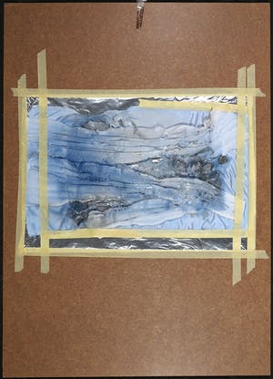 Henriette Alexander Franke - Gemengde techniek op hardboard, Atmosphere II kopen? Bied vanaf 1!