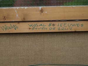 Wim van den Anker - Olieverf op doek , De Waal bij Leeuwen – GROOT - 1986 kopen? Bied vanaf 100!