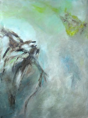 Niet of onleesbaar gesigneerd - Acryl op doek, Abstract kopen? Bied vanaf 1!