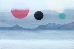 Henri Plaat - Gouache op papier, zonder titel verkocht voor € 1!