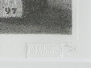 Dolf Zwerver - Meisje uit doos - Ets kopen? Bied vanaf 80!