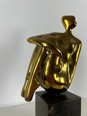 Gerard Lageman - Gepolijst brons | 'Naakte vrouw' | jaren '80 kopen? Bied vanaf 1!