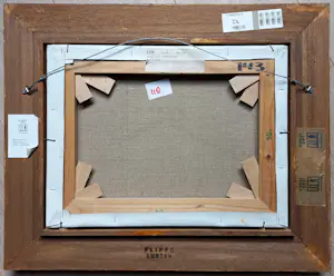 Toon Hermans - Dorp in de nacht, olieverf op doek (zeer mooi ingelijst) kopen? Bied vanaf 1695!