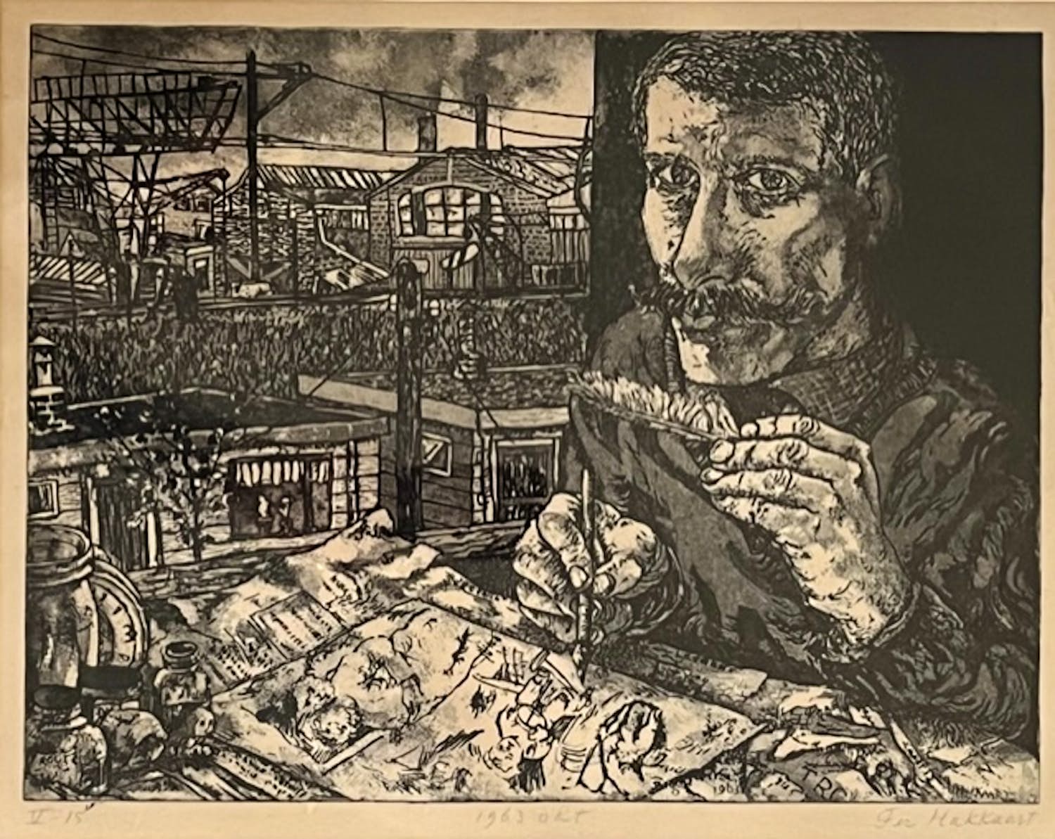Fer Hakkaart - Zelfportret verkocht voor € 35!