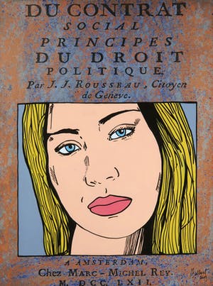 Jan Bollaert - Gemengde techniek op board, Rousseau blond kopen? Bied vanaf 60!