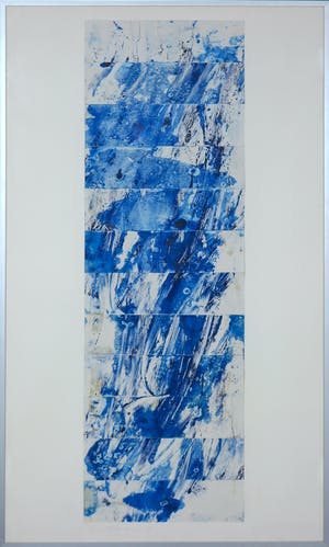 Wim de Bruin - Monotype, Abstract - Ingelijst (Groot) kopen? Bied vanaf 35!