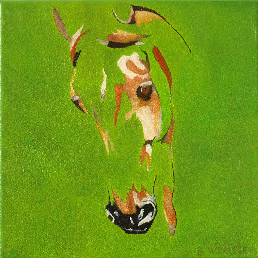 Niet of onleesbaar gesigneerd - Paarden hoofd kopen? Bied vanaf 1!