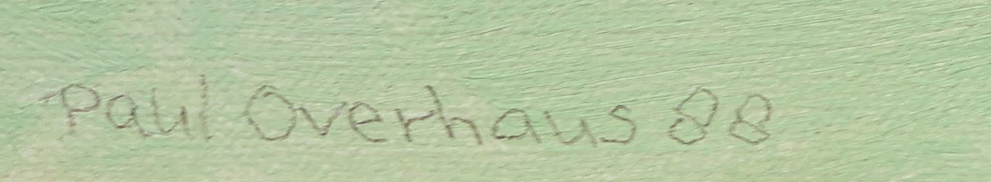 Paul Overhaus - Olieverf op doek, Wolken boven het wad - Ingelijst kopen? Bied vanaf 1!