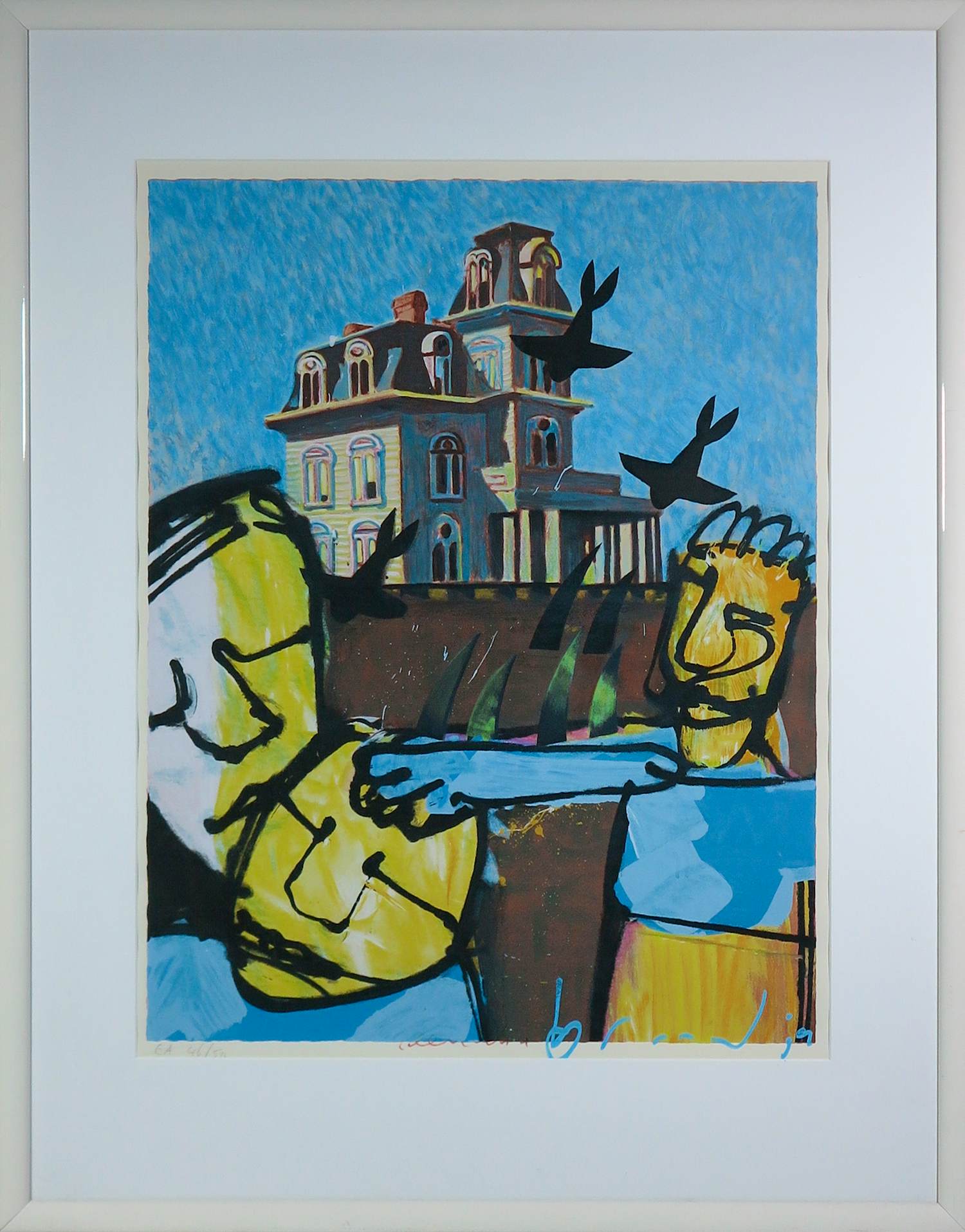 Herman Brood - Zeefdruk, Psycho - Ingelijst (groot) kopen? Bied vanaf 450!