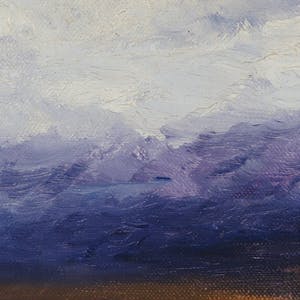 Prins Bernhard van Lippe-Biesterfeld - Olieverf op doek, Afrikaans landschap bij nacht - Ingelijst kopen? Bied vanaf 4000!