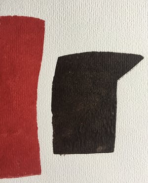 Klaas Gubbels - sjabloondruk 'Stilleven in Bruin en Rood’ - 2006 - oplage 18 ex. kopen? Bied vanaf 285!