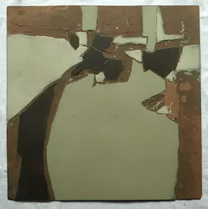 Fon Klement - 4 beschilderde hardboard platen, gebruikt als drukplaten voor de drukpers kopen? Bied vanaf 1!