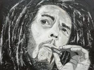 Niet of onleesbaar gesigneerd - Bob Marley (king of the Reggae) kopen? Bied vanaf 10!