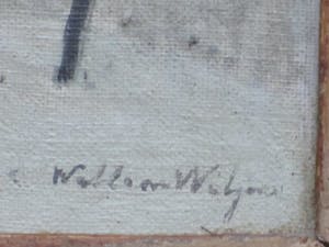 Willem Witjens - Wintergezicht bij de sluis - Olieverf / Marouflé kopen? Bied vanaf 200!