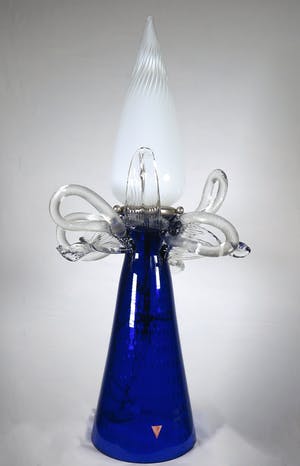 Borek Sipek - Grote gesigneerde mondgeblazen hanglamp voor Ajeto kopen? Bied vanaf 500!