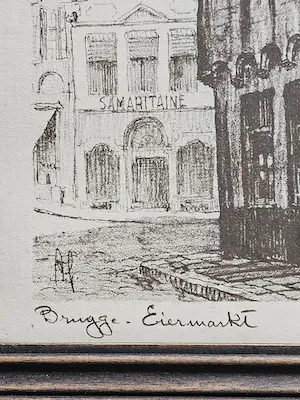 Albert Goethals - 2 Prachtige Tekeningen door Albert Goethals Belgische kunstenaar (1885-1973 kopen? Bied vanaf 25!