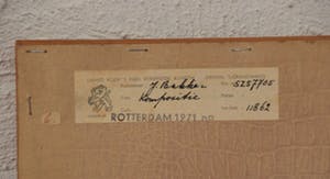 Joan Bakker - Compositie, 1971 - Aquarel op papier - BKR Rotterdam kopen? Bied vanaf 20!