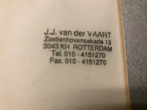 Jan van der Vaart - Ontwerptekening voor twee flessen met schroefdop kopen? Bied vanaf 60!