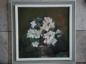 Adam Potgieter - Bloemstilleven. kopen? Bied vanaf 125!