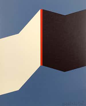 Istvan Nadler - kleurenzeefdruk - zonder titel - 1977 verkocht voor € 100!