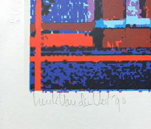 Henk van der Vet - World Trade Center New York, zeefdruk (groot) kopen? Bied vanaf 95!