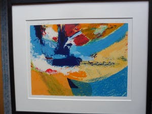Niet of onleesbaar gesigneerd - Zeefdruk, Abstract werk. kopen? Bied vanaf 1!