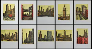 Bernard Buffet - New York, 10 LITHOGRAPHIES, 1967 par MOURLOT kaufen? Bieten Sie von 100!
