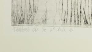 Frits Anton van der Horst - Lot van twee etsen, Ik zag 't einde aankomen en Scheiding kopen? Bied vanaf 1!