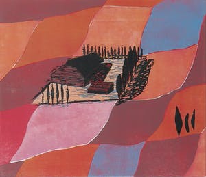 Henriette Boerendans - Houtsnede, 5 februari - Ingelijst kopen? Bied vanaf 1!