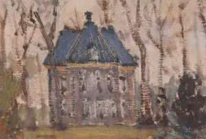 Jan van de Ven - Landschap met huis kopen? Bied vanaf 100!