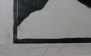 Gerard Sluijter - Houtsnede kopen? Bied vanaf 35!