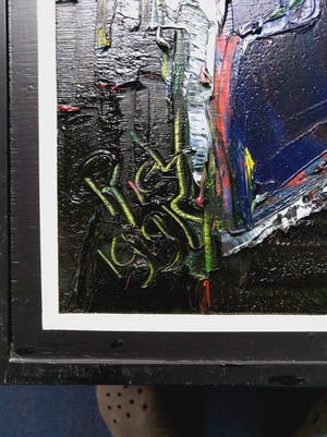 Piet van Riel - Compositie in Blauw kopen? Bied vanaf 145!