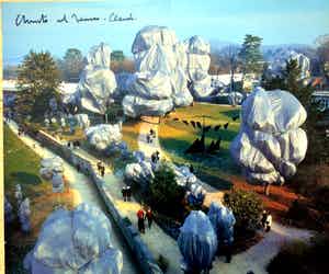 Christo - Wrapped Trees- offset 40 x 40,5 cm handgesigneerd verkocht voor € 110!