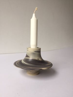 Rosenthal - Ufo kandelaar van Queensberry marble, zeldzaam kopen? Bied vanaf 45!