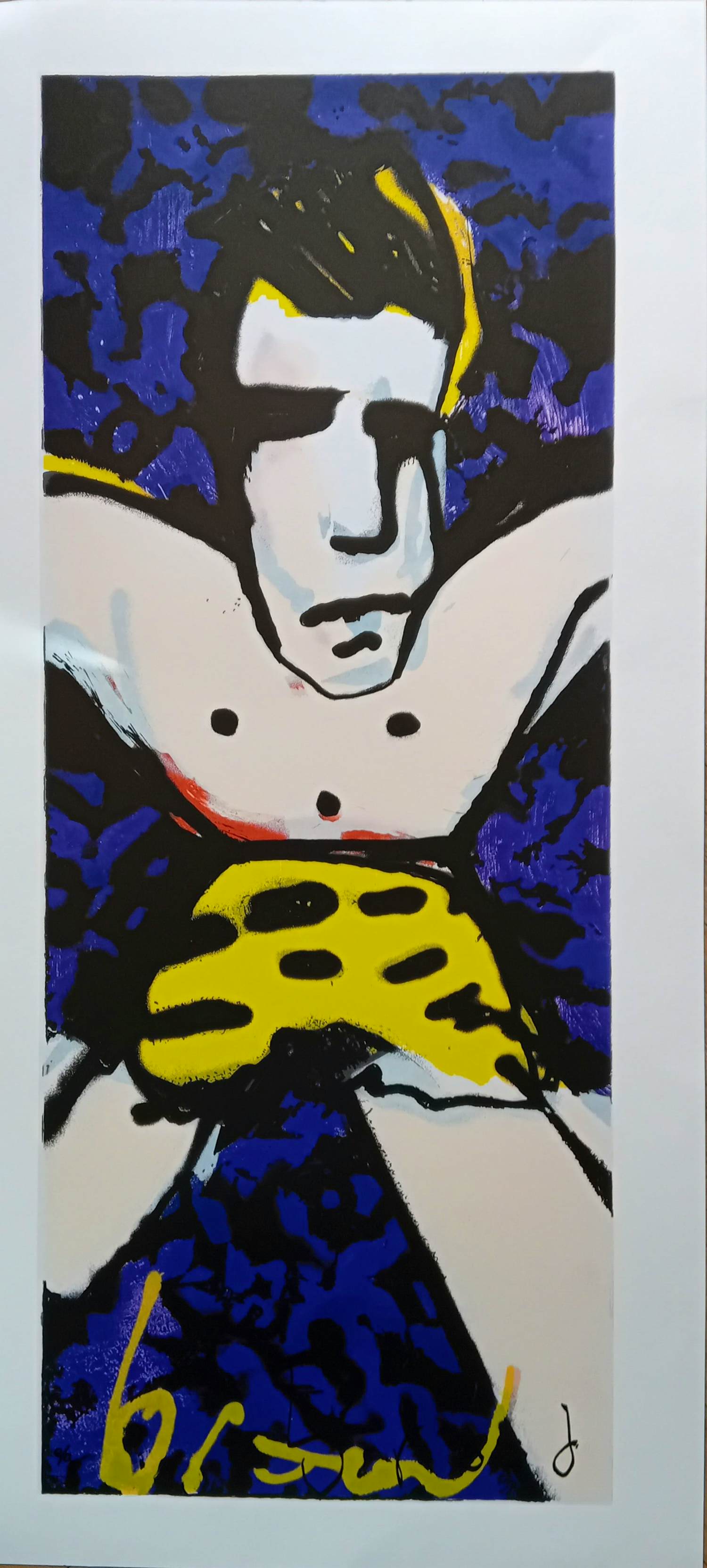 Herman Brood - Kleurenzeefdruk TARZAN Handgesigneerd kopen? Bied vanaf 399!