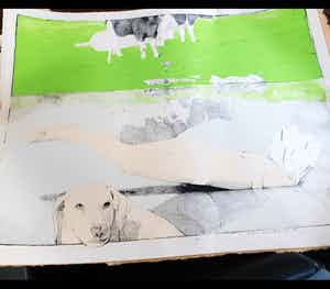 Pat Andrea - zonder titel verkocht voor € 40!