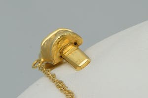 2527 - Elegante 18 karaats gouden "Bamboe" unisex armband - hollands keur kopen? Bied vanaf 370!