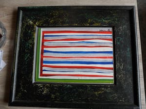 Pavel Husa - Olieverf op board, zonder titel. uit 1992. kopen? Bied vanaf 20!