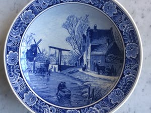 Royal Goedewaagen - 6 Delftsblauwe wandborden kopen? Bied vanaf 10!