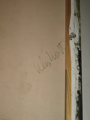 Peter Klashorst - Acrylverf en collage op doek – GROOT , 195 x 75 cm - 2021 kopen? Bied vanaf 1!