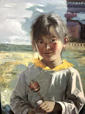 Lin Jun Chun - Tibetan Girl kopen? Bied vanaf 300!