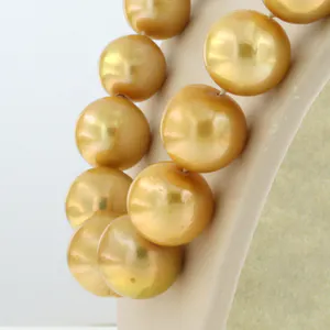 14k gouden slot aan een Zuidzee cultivee parels- 45 cm lang kopen? Bied vanaf 150!